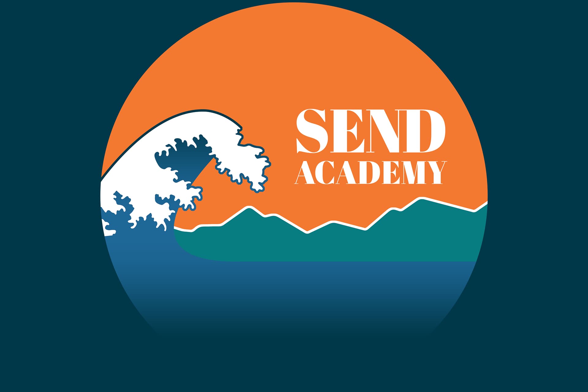 Send Academy logo creation